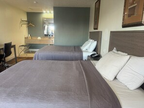 Standard Room, 2 Queen Beds | Premium bedding, desk, iron/ironing board, free WiFi - Lockhart Inn (Lockhart)
