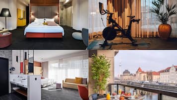 1 habitación y ropa de cama hipoalergénica