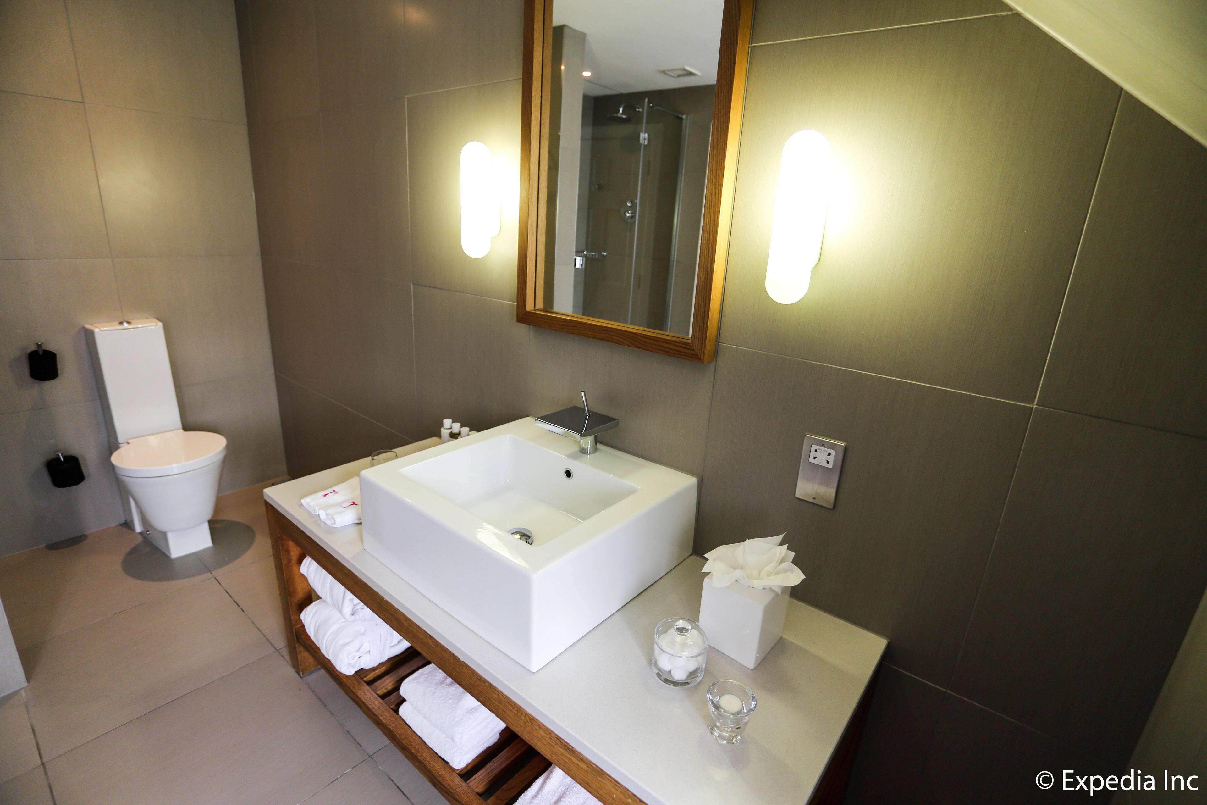 普通套房 | 浴室 | 淋浴設備、名牌梳洗用品、風筒、浴袍