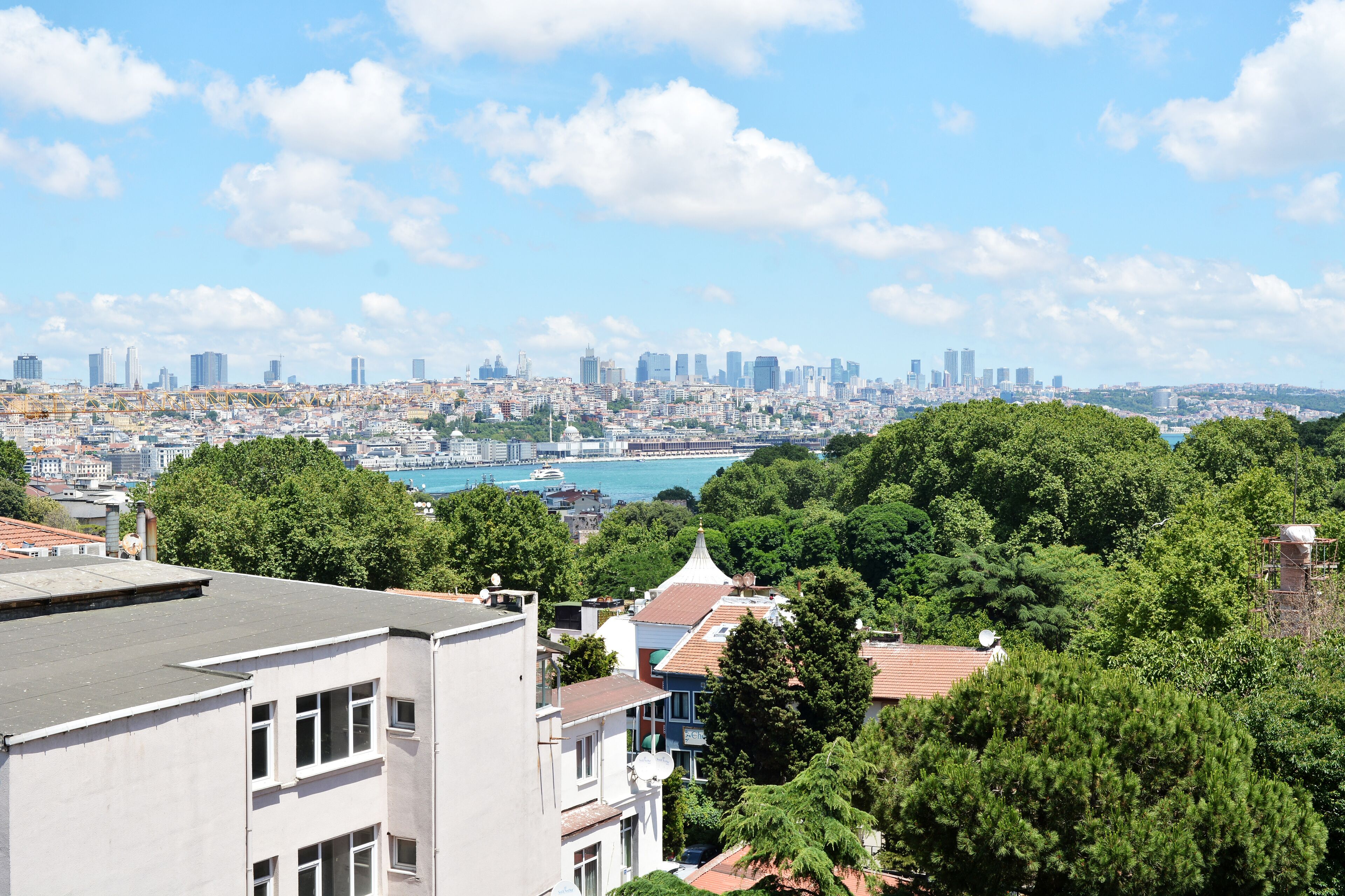 panoramic double room, sea view | view from room