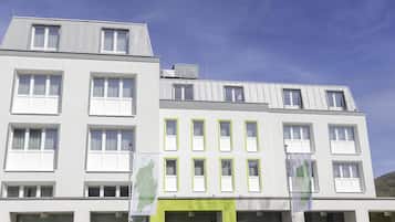 Voorkant van accommodatie