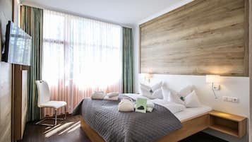 Suite Junior, 1 chambre | Ameublement unique, bureau, systĂšme dâinsonorisation