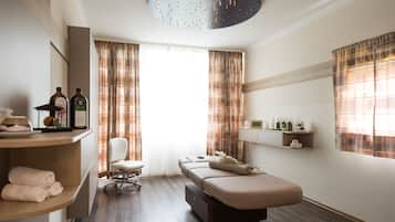 Lichaamsbehandelingen, aromatherapie, hotstone-massages, body wraps