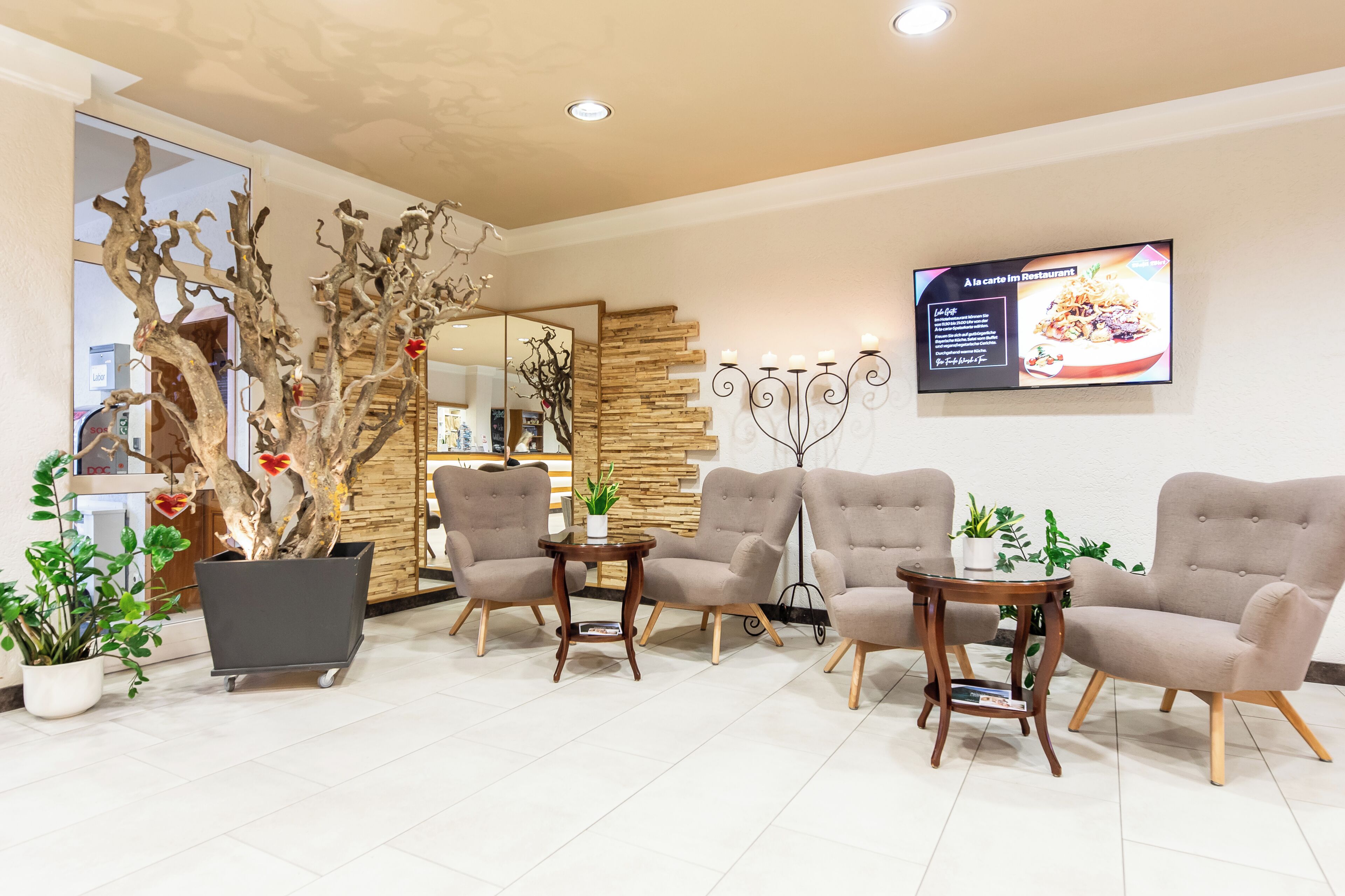 Lobby sitting area
