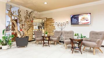 Sala de estar en el lobby