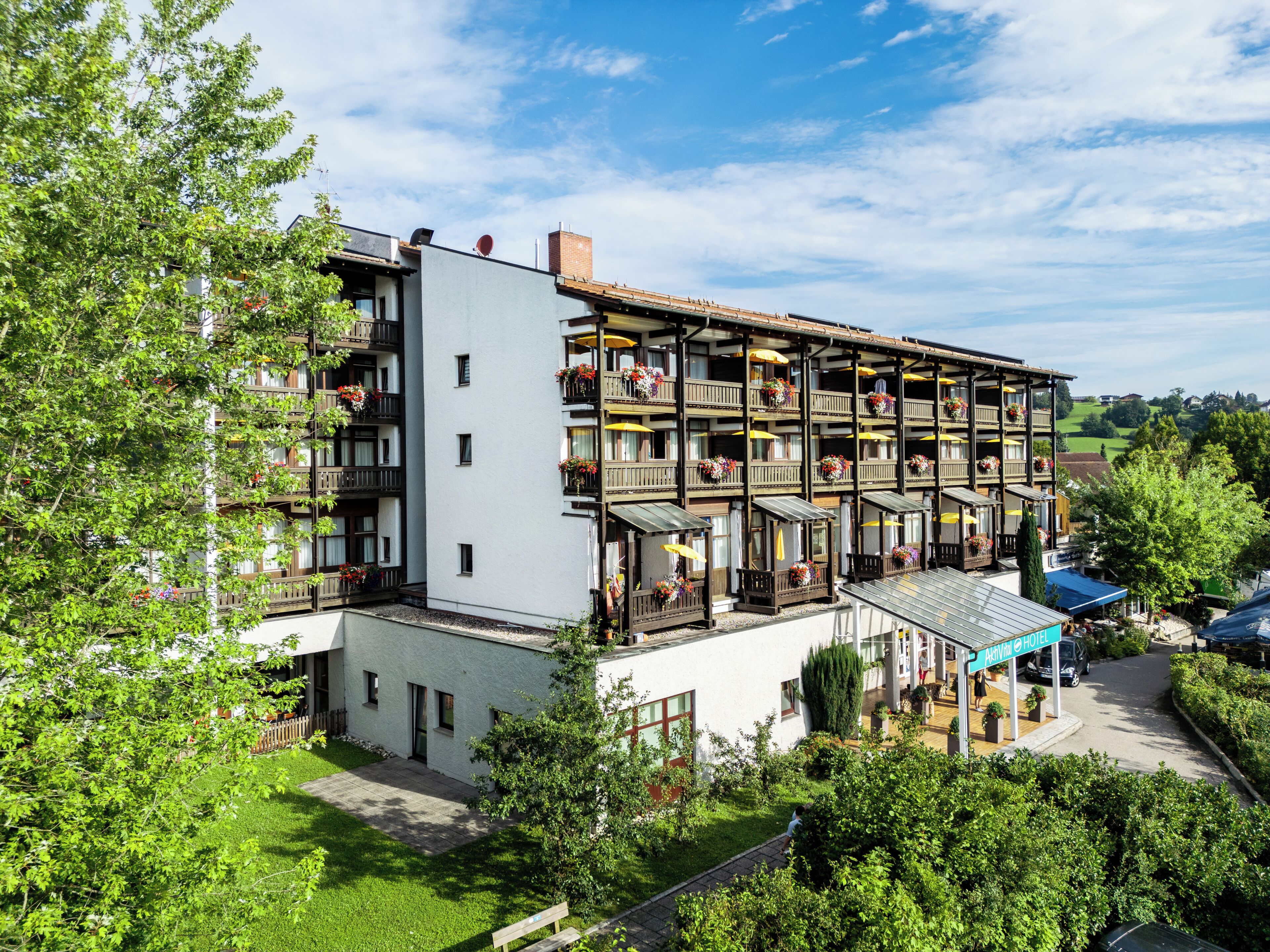 Fassade der Unterkunft