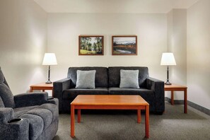 Premium bedding, desk, soundproofing, iron/ironing board