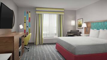 1 trÚs grand lit king-size, Accessible aux personnes à mobilité réduite