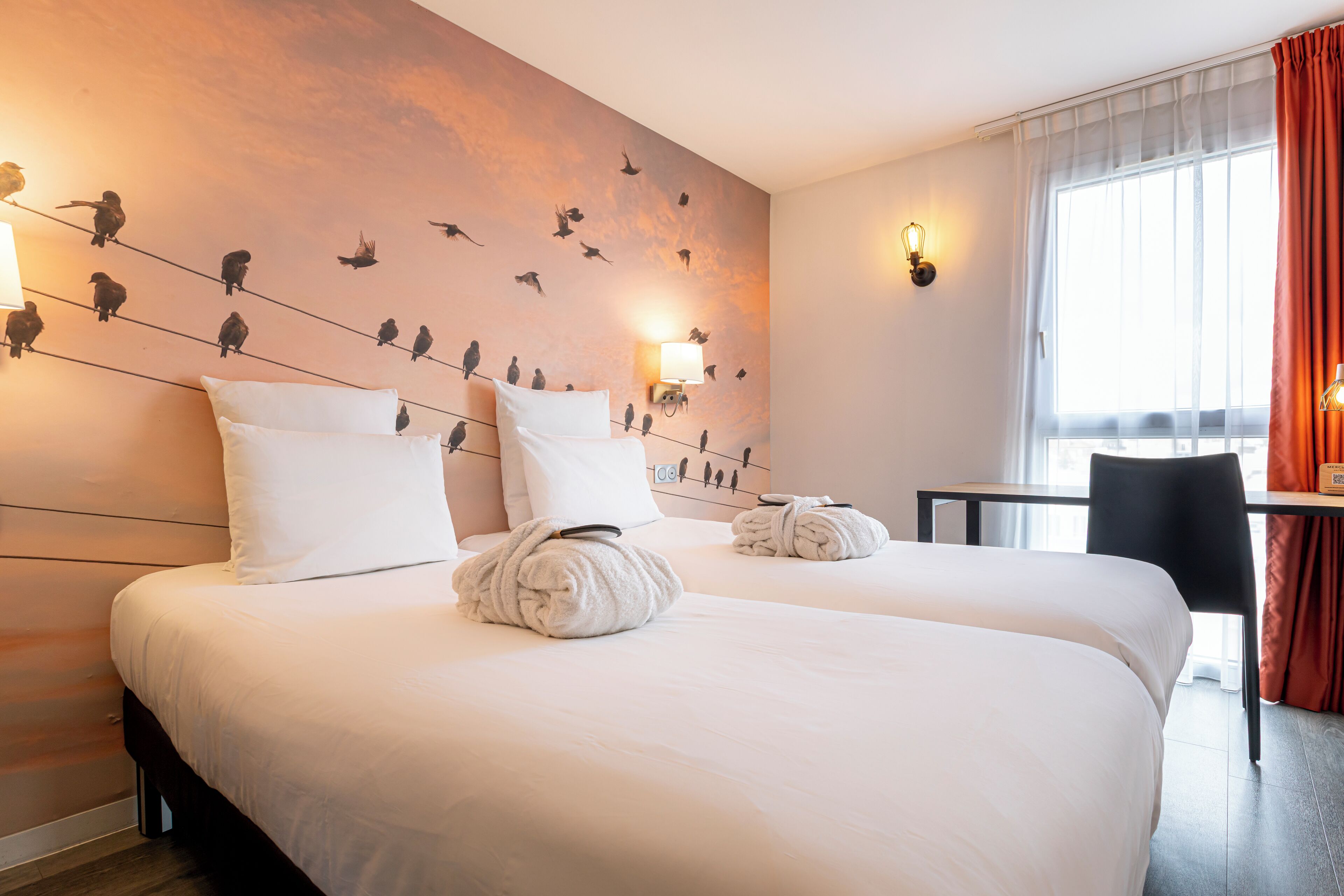 Chambre Supérieure, 2 lits une place