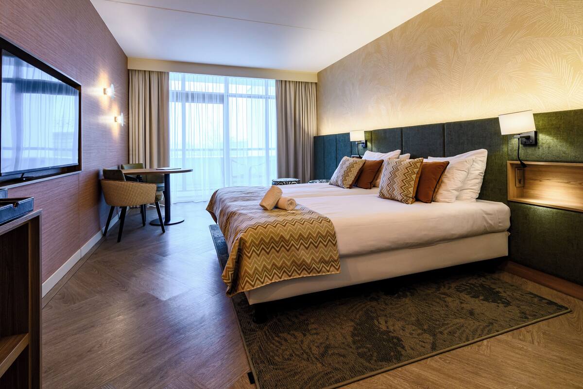 Phòng tiện nghi đơn giản, 2 giường đơn (Luxe) | Két bảo mật tại phòng, màn/rèm cản sáng, bàn ủi/dụng cụ ủi quần áo 