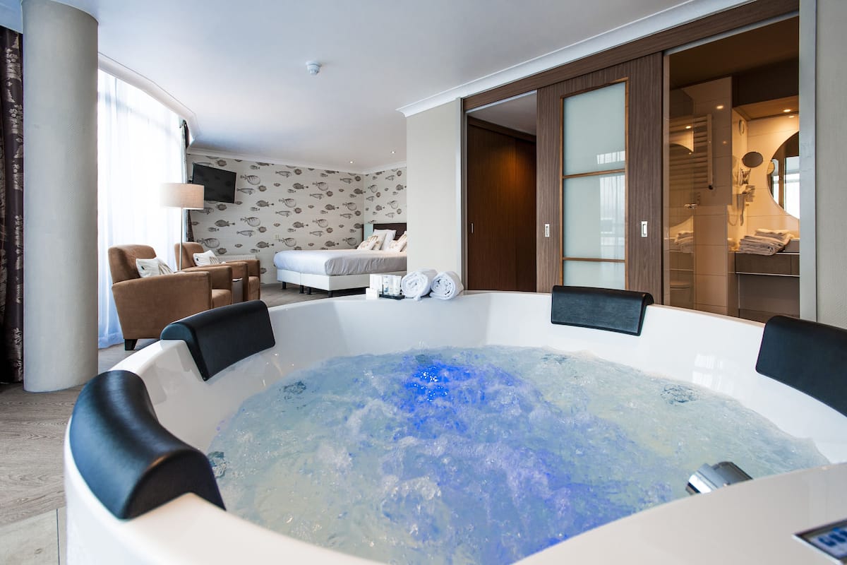 Studio Suite, bồn tắm thủy lực | Phòng tắm | Máy sấy tóc 