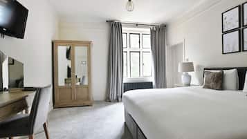 Individually decorated, individually furnished, iron/ironing board