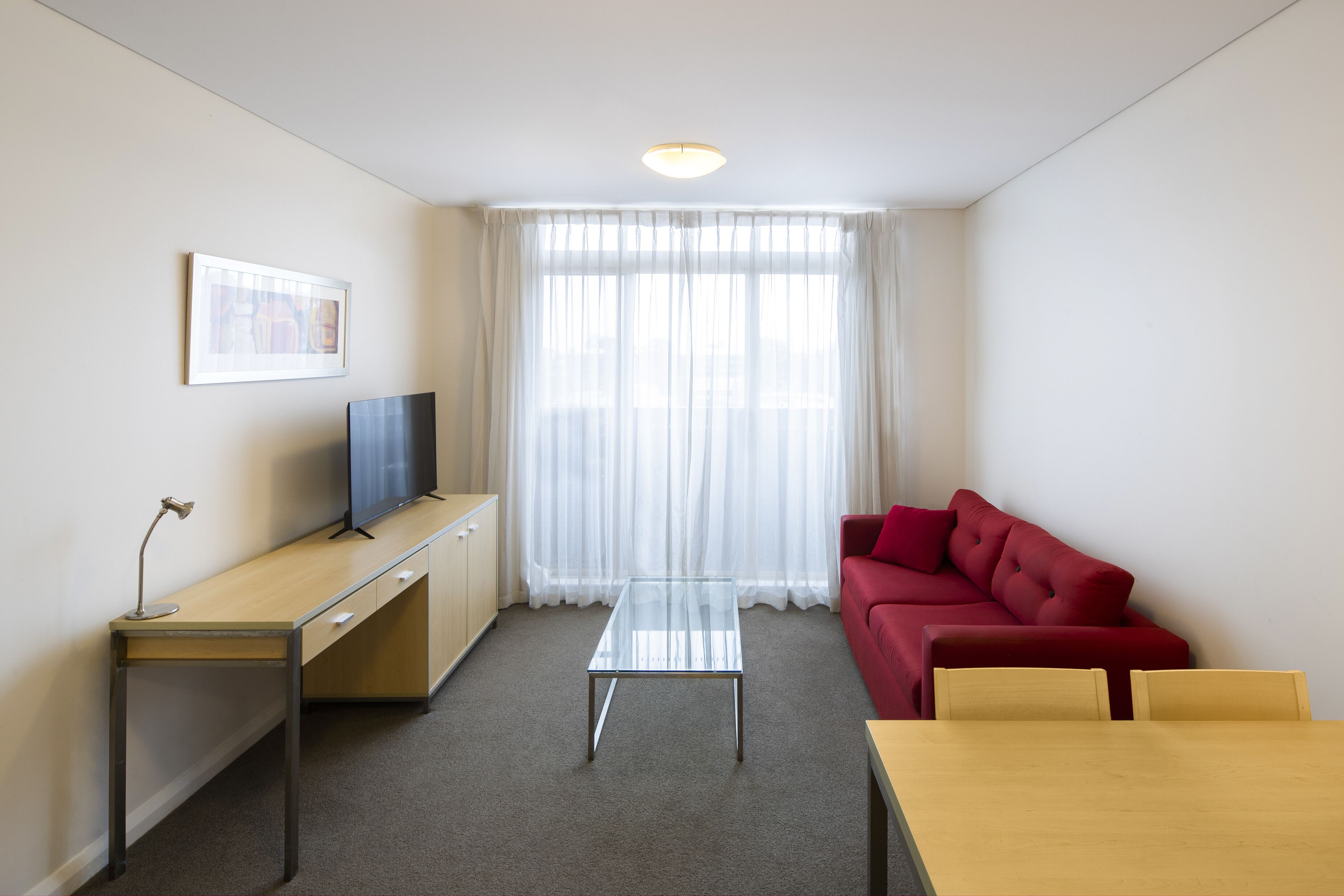 1 bedroom, desk, iron/ironing board, cots/infant beds