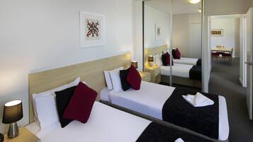 Desk, iron/ironing board, cots/infant beds, free WiFi