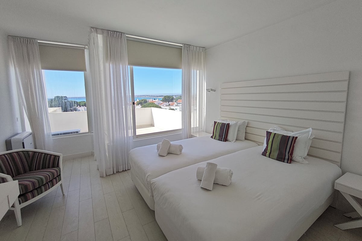 1 bedroom, laptop workspace, blackout curtains, iron/ironing board