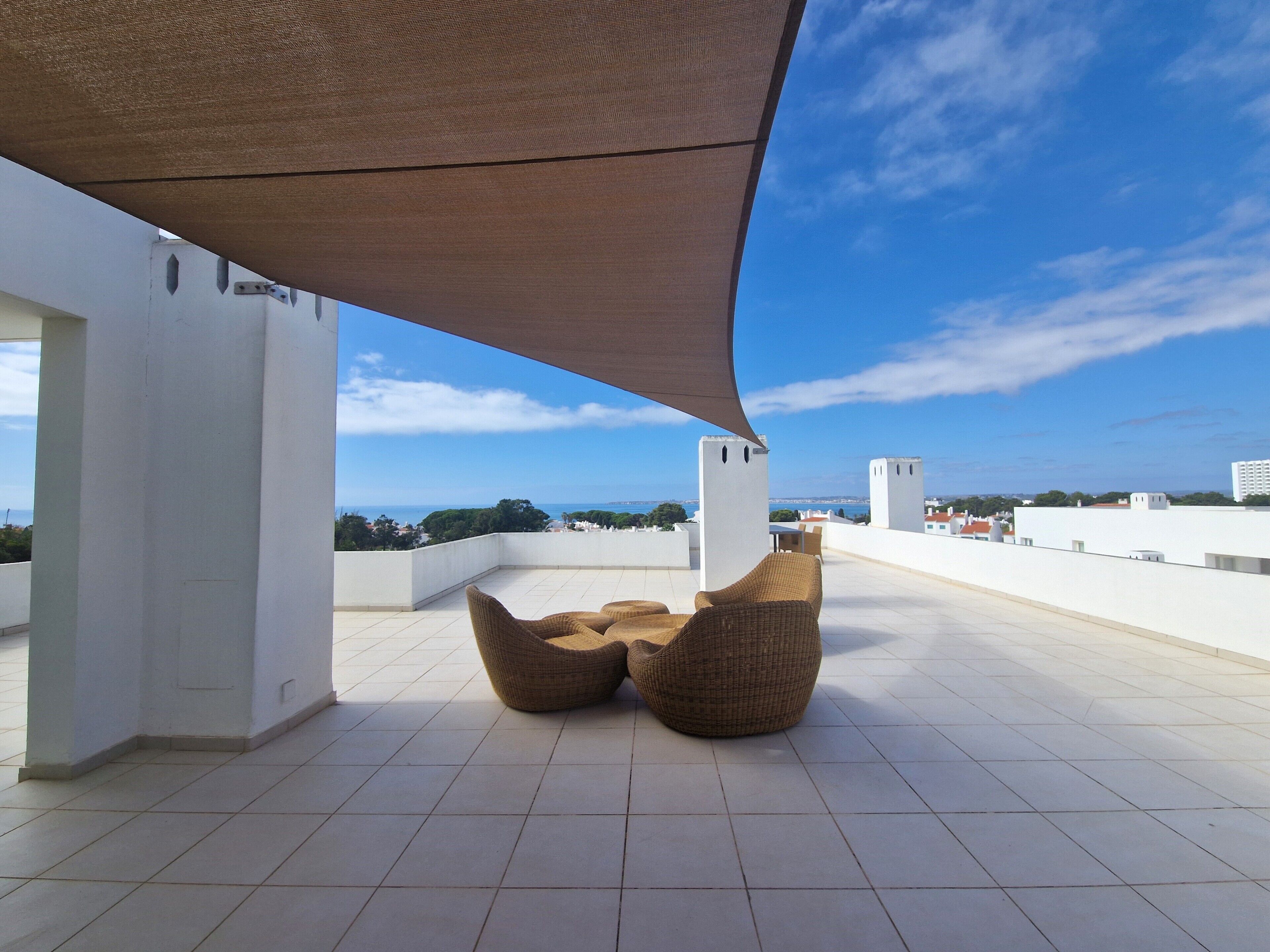 Apartamento superior, 2 quartos | Terraço/pátio