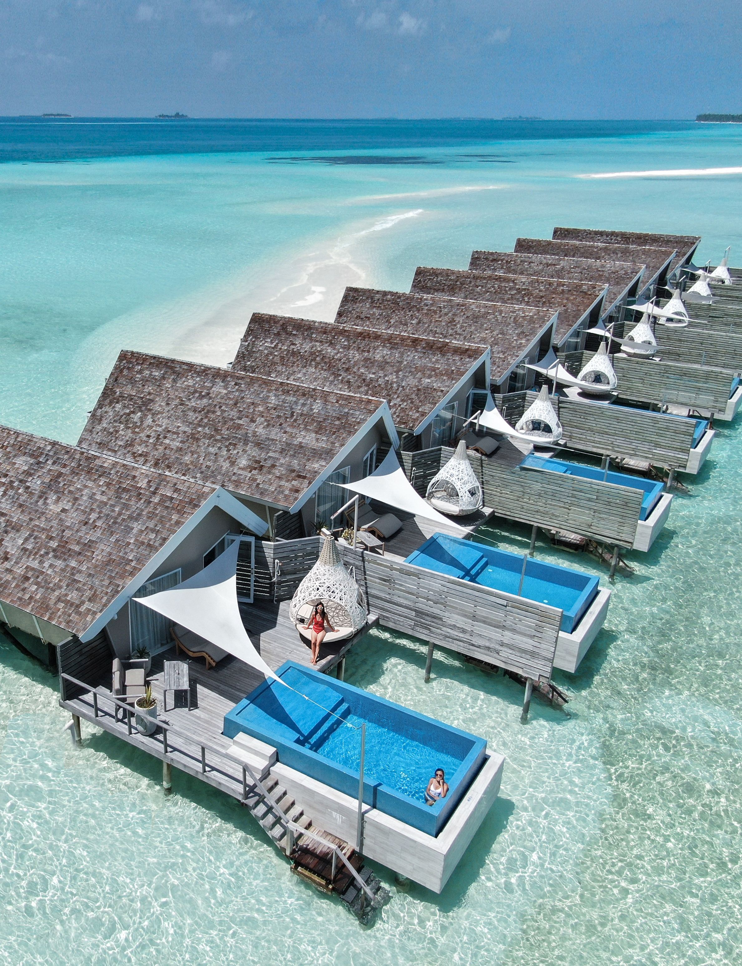 Overwater Infinity Pool Villa | Premium bedding, minibar, in-room safe, blackout drapes