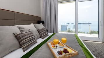 Luxury Double or Twin room, Sea view | 2 bedrooms, hypo-allergenic bedding, minibar, in-room safe