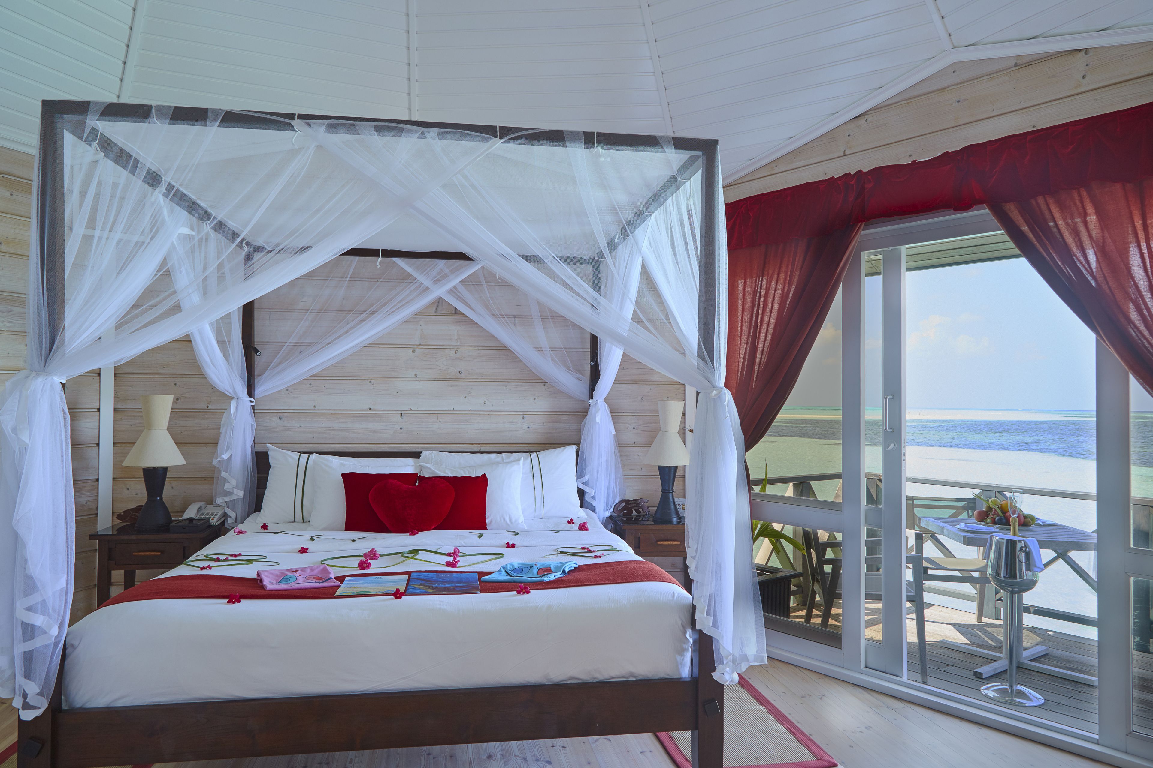 sangu water villa - honeymoon suite | minibar, in-room safe, desk, free wifi