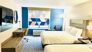 Room, 2 Queen Beds, Accessible (Communications/Mobility Accessible) | In-room safe, desk, laptop workspace, iron/ironing board