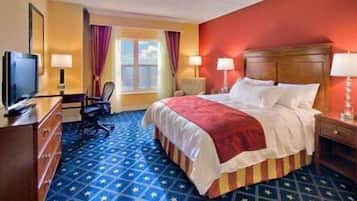 Premium bedding, pillow-top beds, in-room safe, desk