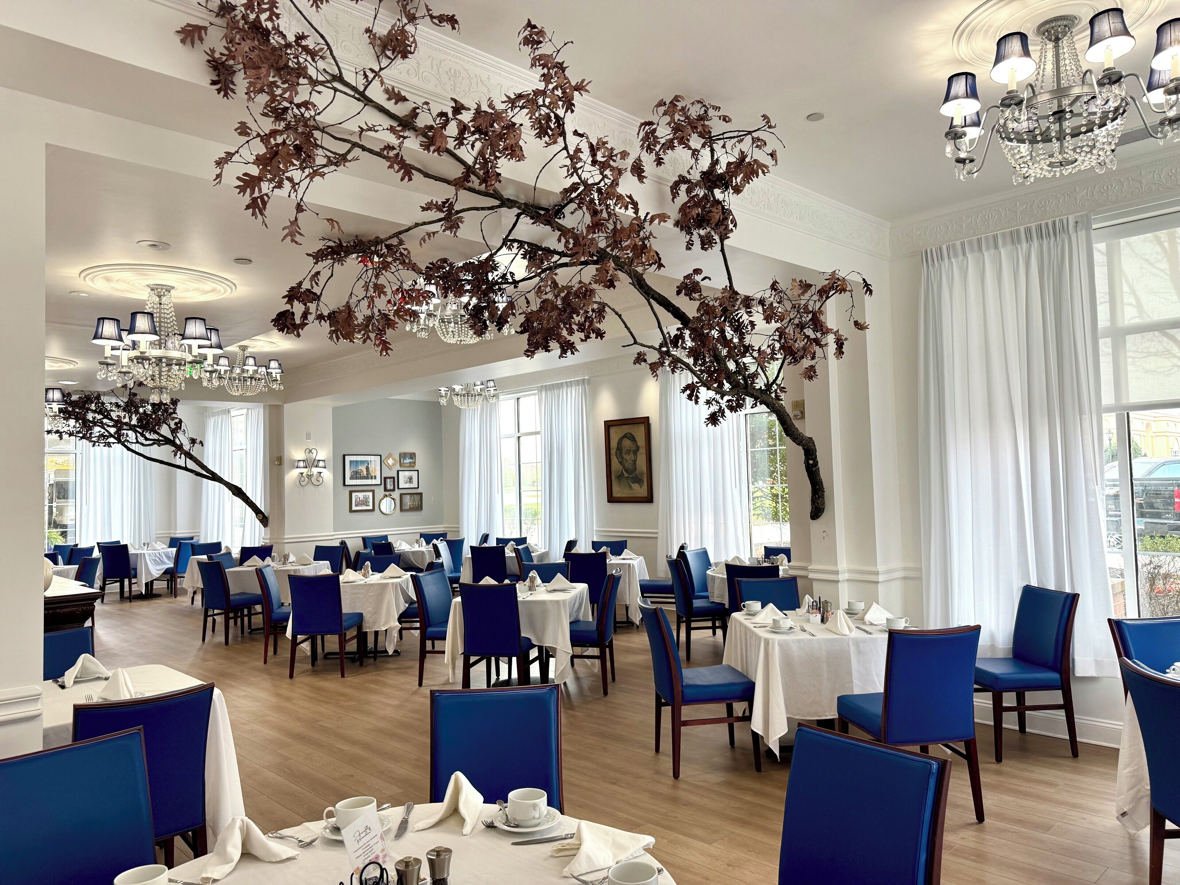 Frokost og middag serveres, amerikanske retter