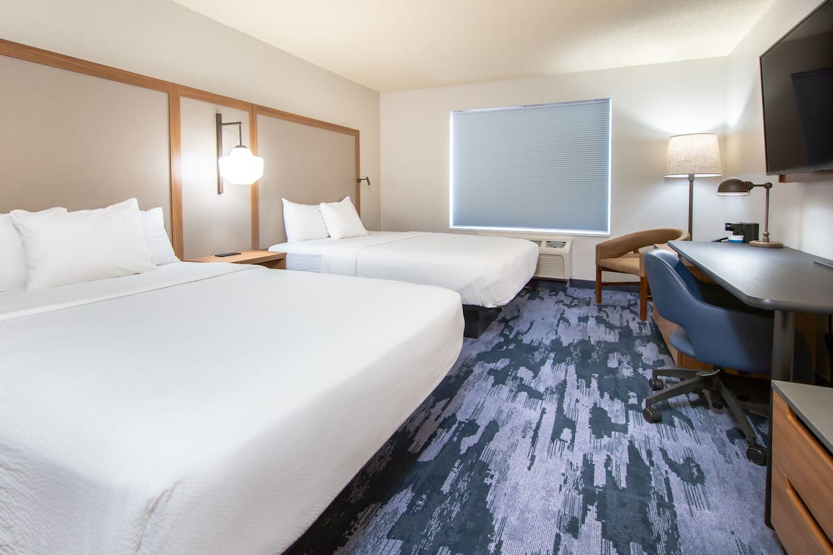 room, 2 queen beds | premium bedding, pillow-top beds, desk, blackout curtains