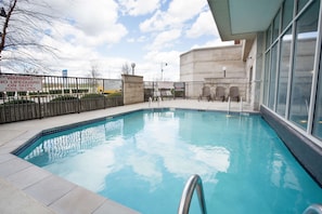 Indoor pool, outdoor pool