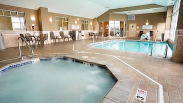 Indoor pool, outdoor pool