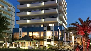 Front of property – evening/night