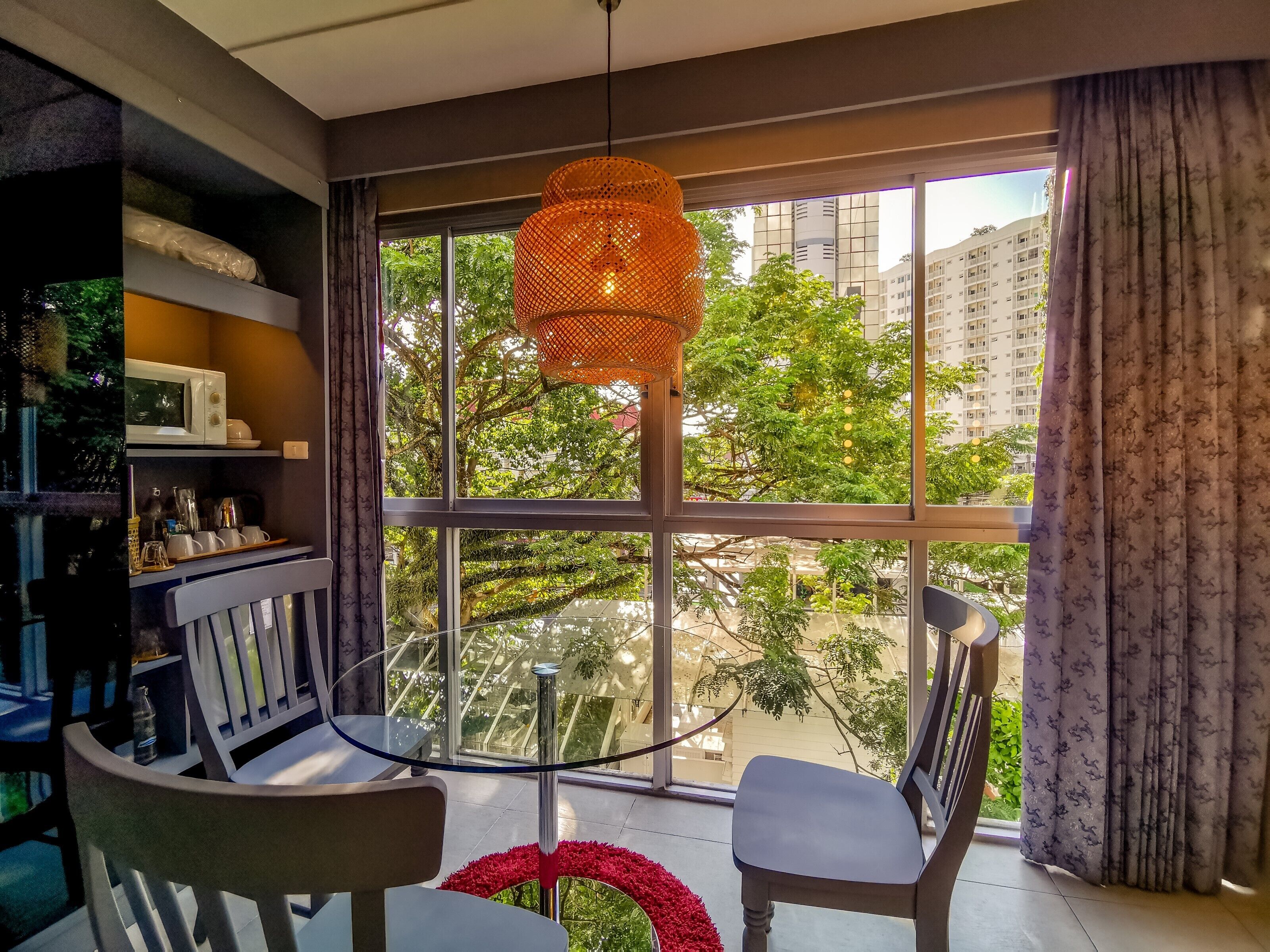 deluxe quadruple room | balcony view