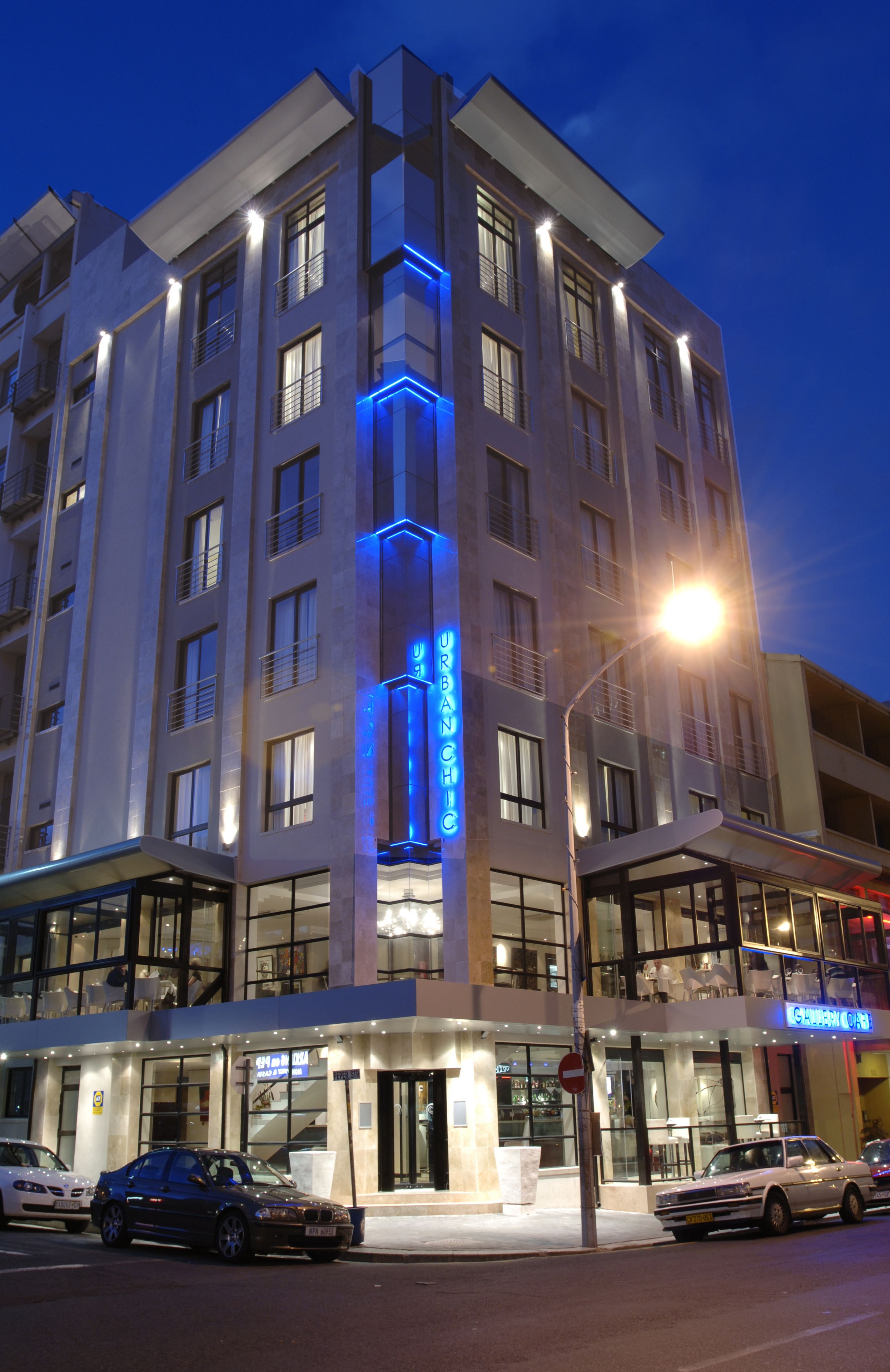 Front of property - evening/night