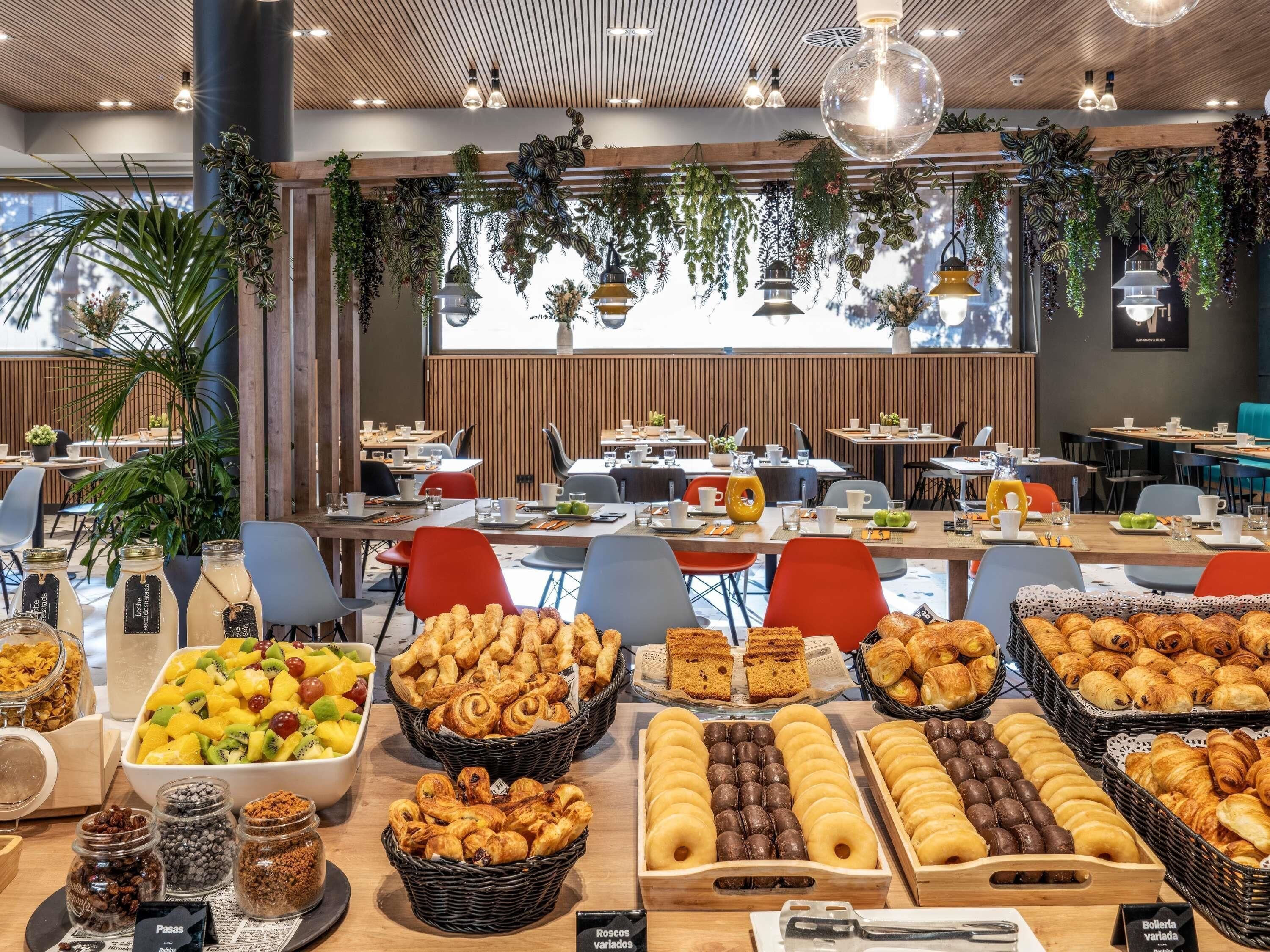 Daily buffet breakfast (EUR 12.95 per person)