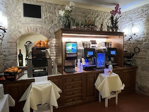 Daily buffet breakfast (EUR 8 per person)