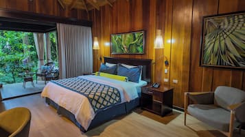 Cubrecamas, colchones con pillow-top y minibar