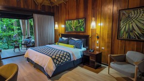 Bungalow Deluxe, tina | Edredón, camas con pillow-top y minibar 