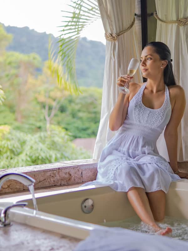 Deluxe Bungalow, Bathtub | 1 bedroom, down comforters, pillowtop beds, minibar