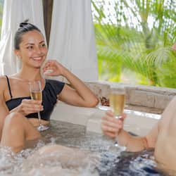 Deluxe Bungalow, Bathtub | 1 bedroom, down comforters, pillowtop beds, minibar