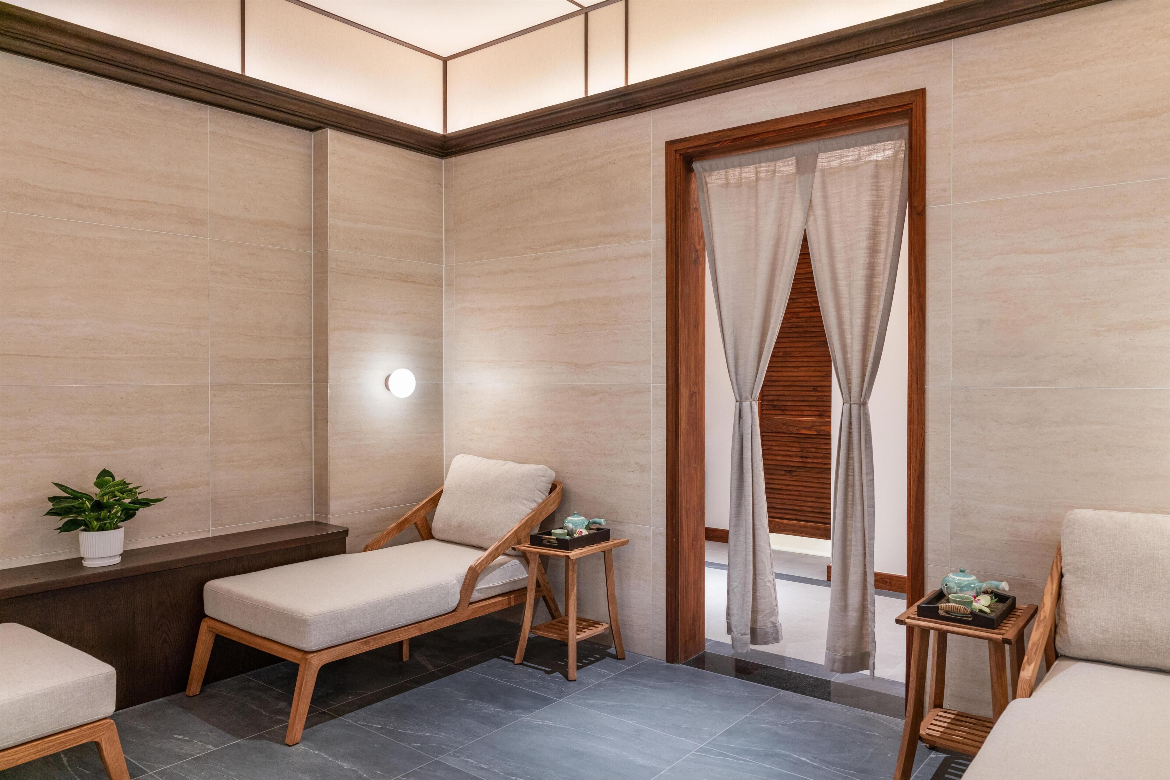 Phòng trị liệu đôi, bồn tắm thủy lực, liệu pháp hương thơm 