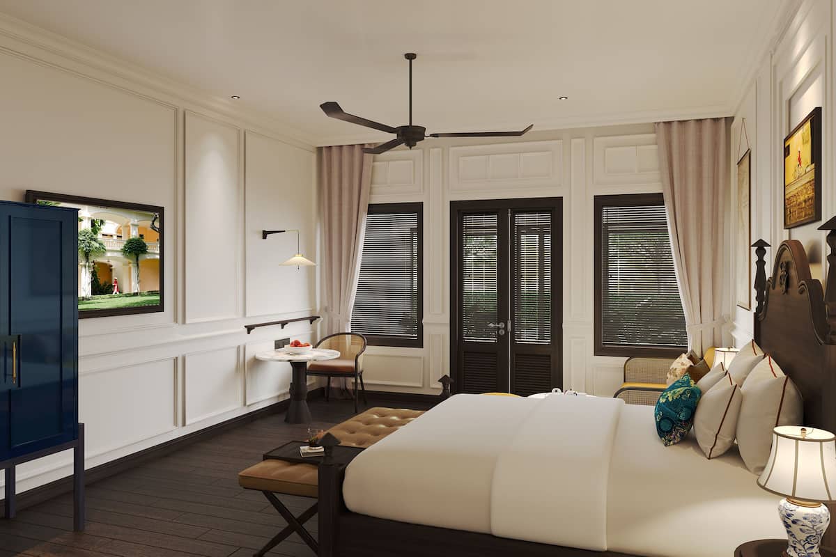 Anantara Two Bedroom River Suite | 1 sovrum, minibar och värdeförvaringsskåp på rummet