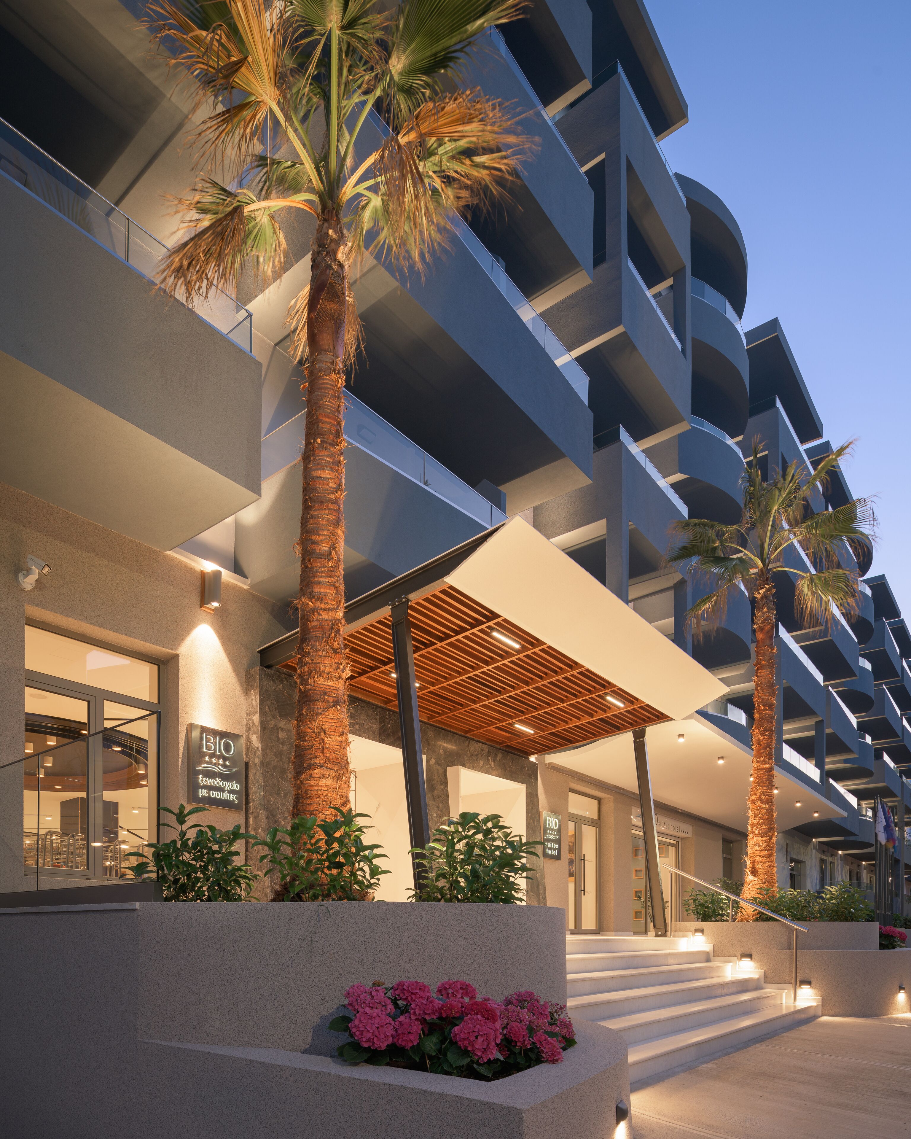 Fassade der Unterkunft