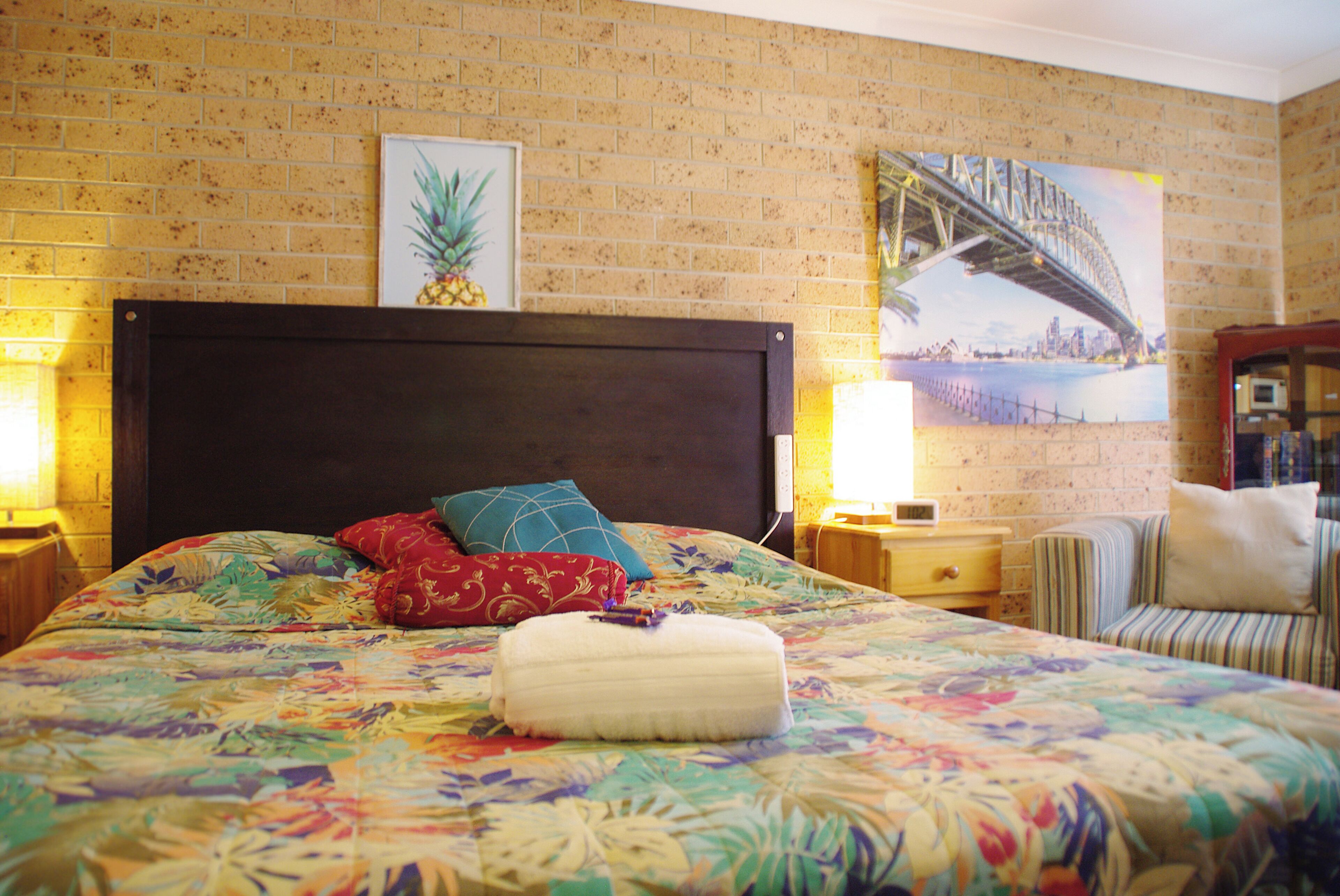 Individually furnished, desk, laptop workspace, blackout curtains