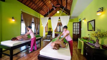 Couples treatment room(s), hot tub, body treatments, aromatherapy