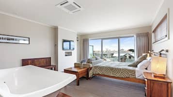 Minibar, blackout curtains, iron/ironing board, free WiFi