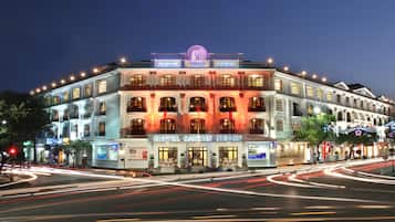 Front of property – evening/night
