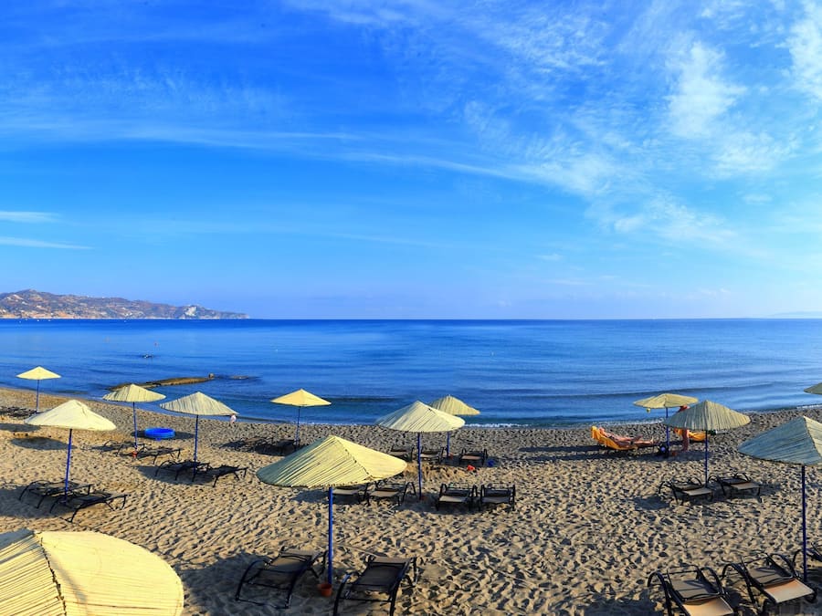 Private beach, sun loungers, beach umbrellas, beach towels