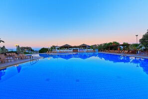 3 indoor pools, seasonal outdoor pool, pool umbrellas, pool loungers - Apollonia Beach Resort & Spa (Malevizi)
