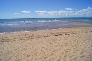 Beach nearby, white sand