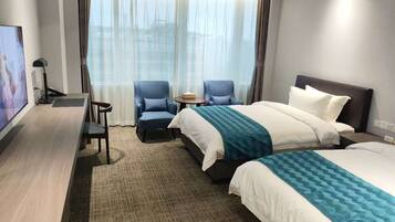 In-room safe, desk, blackout curtains, free WiFi