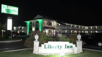 Front of property - evening/night
